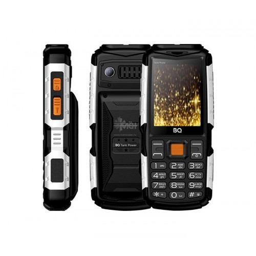 Телефон сотовый BQ M-2430 Tank Power Black Silver