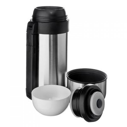 Термос нерж. 1,2л. VETTA 841-059 с широким горлом, 2 чашки