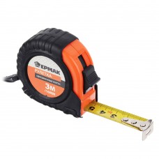Рулетка ЕРМАК 3м. 658-980 обрезиненный корпус