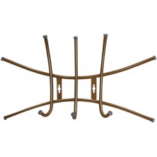 Вешалка настенная Nika 3 крючка Премиум ВНП1 медный антик