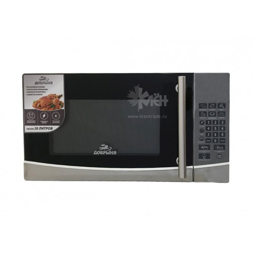 СВЧ печь соло 20л. Добрыня DO-3803 электр упр