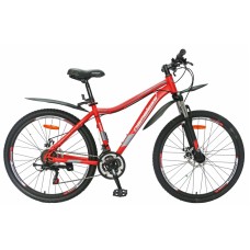 Велосипед 26"" NAMELESS S6400DW рост 17"", 21ск., диск., красный/серый