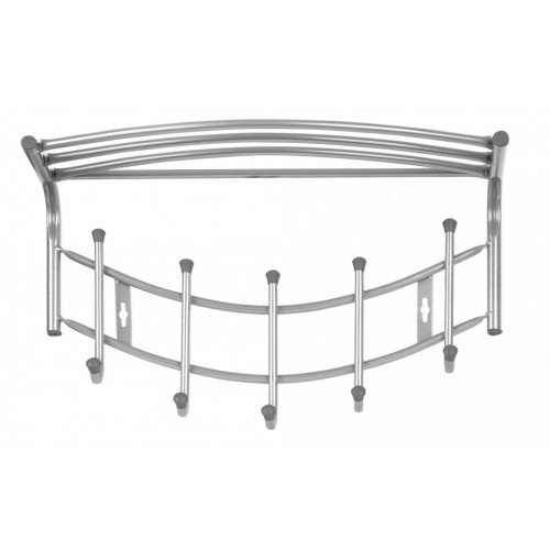 Вешалка настенная Haushal 5 крючков НВН1/SL серый NEW