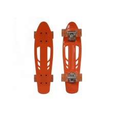 Пенниборд 61*14см. BlackAqua S00238 дека пластик, оранжевый