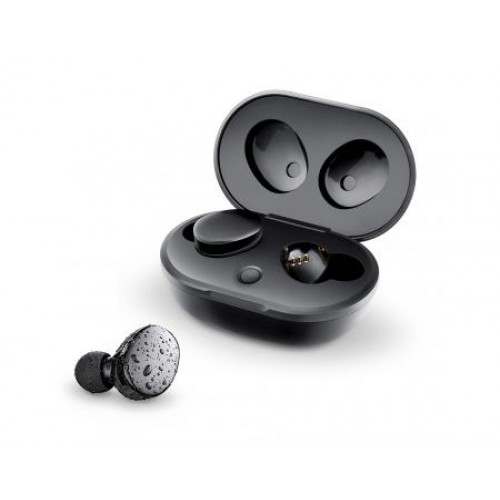 Наушники Беспроводные внутриканальные с мик. OLMIO TWE-05 True Wireless Bluetooth 5.0 Black 039356