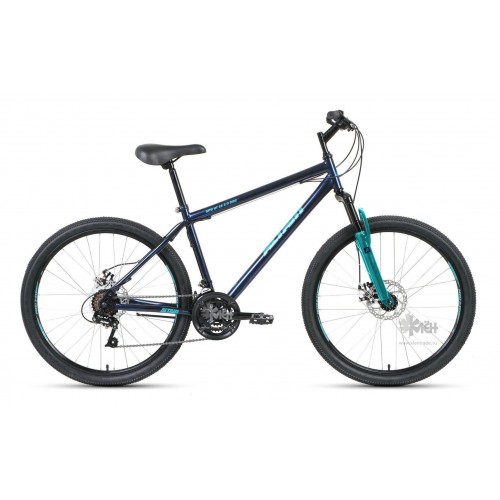 Велосипед 26"" ALTAIR MTB HT 2.0 disc рост 19"", 18ск., т.синий/бирюзовый