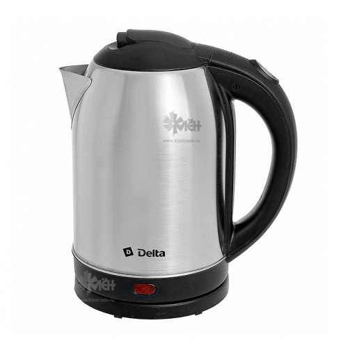 Чайник DELTA DL-1329 2л., 2000Вт.нерж.черн