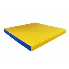 Мат (100*100*10) синий/жёлтый