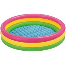 Бассейн INTEX 57412 114*25 с надув. дном Радуга