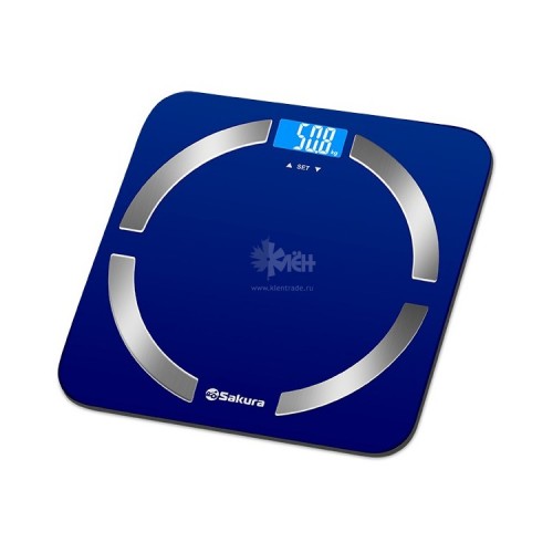 Весы напольные SAKURA SA-5056 электр. голуб.