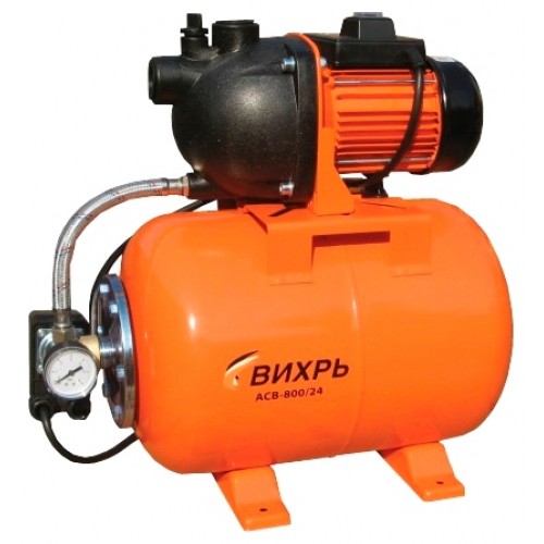 Станция водоснабжения Вихрь АСВ-800/24 800Вт., корпус пласт., напор 40м.