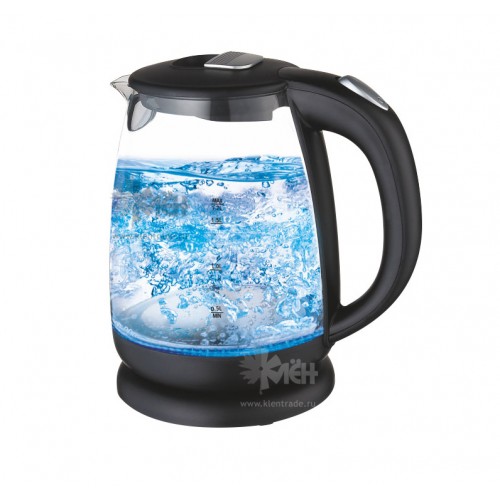 Чайник SAKURA SA-2709BK(1,6л.) стекл.подсв черн