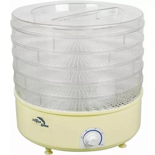 Электросушилка Ротор 5 прозрачных решёток ч/б.уп.