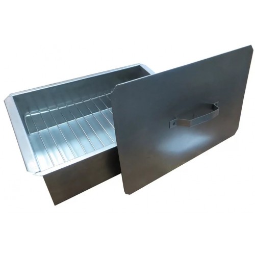 Коптильня одноярусная нерж. 420*270*140*0,5 1КПН-0,5