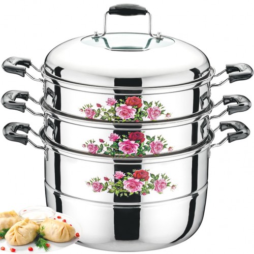 Мантоварка SAKURA SA-693 2 секции, 11л., D28см.