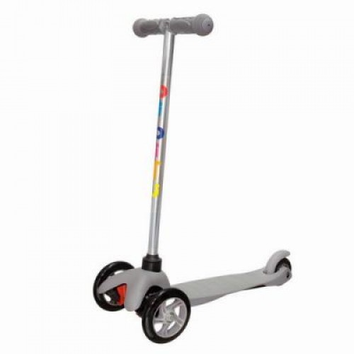 Самокат 3-ёх кол. BIBITU SWEET SKL-06A руль 64см., до 25кг., серый