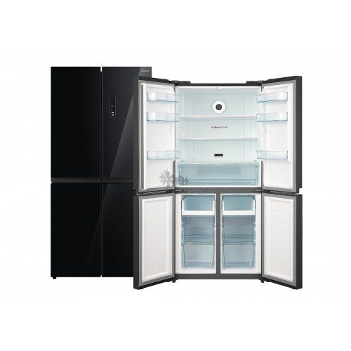 Холодильник Бирюса CD 466 BG черн/стекло 4 двери, дисплей Cross Door