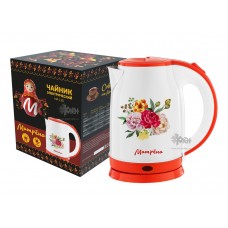Чайник МАТРЕНА МА-120 1,8л 1500Вт стальной цветы (007387)