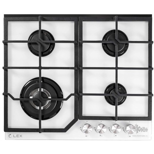 В/поверхность газовая керамика LEX GVG 640-1 WH