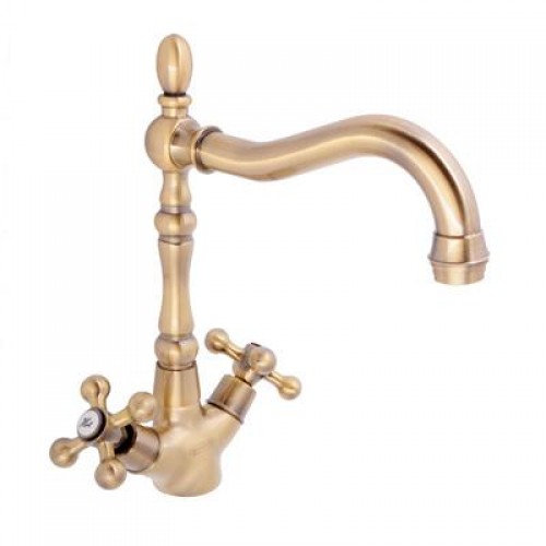 Смеситель д/кухни SonWelle 594-098 латунь