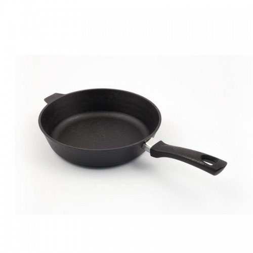 Сковорода чугунная d24см. Камская С4060 съемная бакелит. ручка