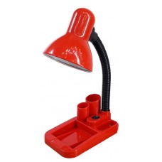 Светильник настольный Уютель UT-220 E27 60W, с пеналом, красный