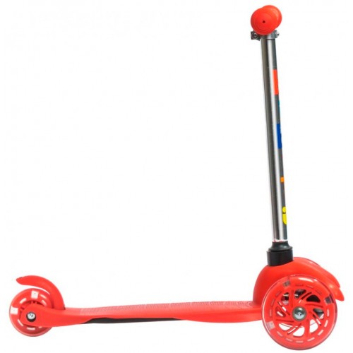 Самокат 3-ёх кол. BIBITU JAY SKL-06L руль 51-71см., красный