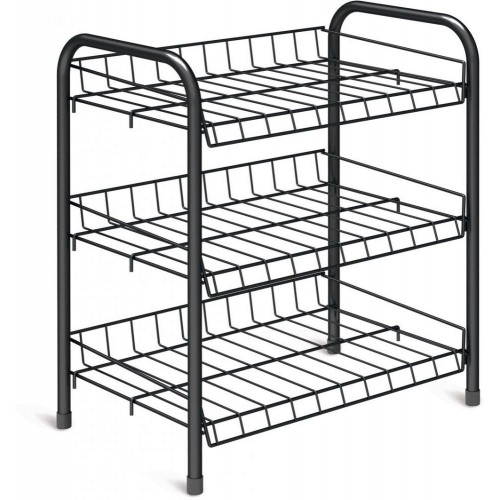 Этажерка для обуви Nika ЭТ4/Ч чёрный