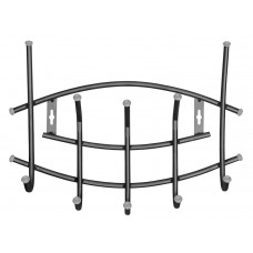 Вешалка настенная Nika 5 крючков Премиум ВНП3/Ч чёрный