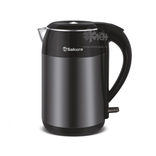Чайник SAKURA SA-2154MBK (1,8л.) нерж мет черн д