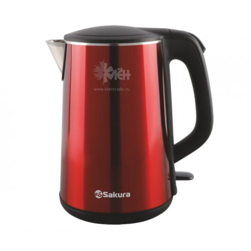 Чайник SAKURA SA-2156MR (1,8л.) красн /мет черн