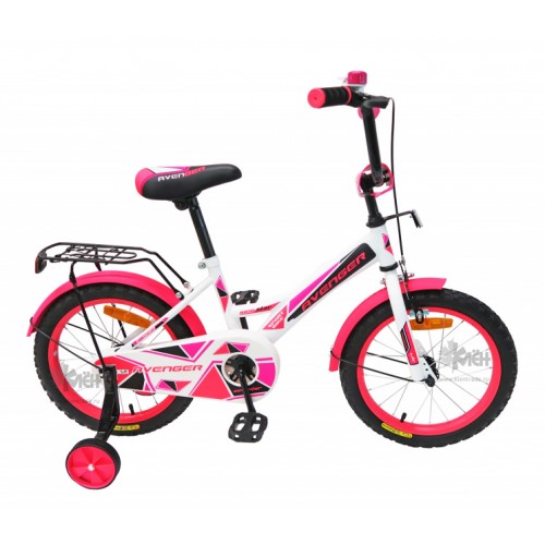 Велосипед 20"" AVENGER New Star белый/розовый