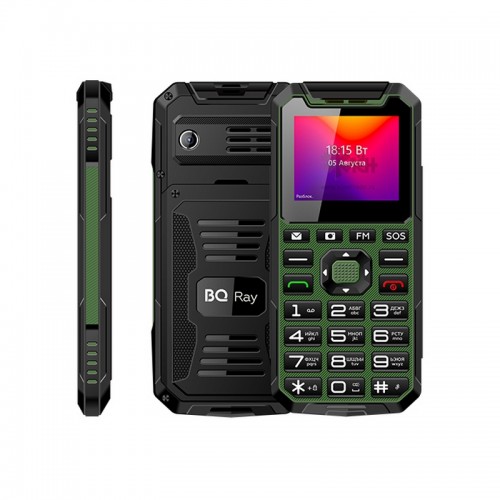 Телефон сотовый BQ M-2004 Ray Green+Black