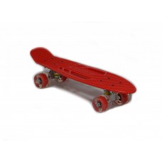 Пенниборд 61*14см. BlackAqua S00238 дека пластик, красный