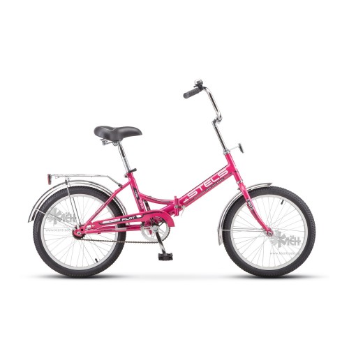 Велосипед 20"" STELS Pilot 410 складная рома, рост 13,5"", 1ск., малиновый