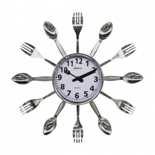 Часы настен. HOMESTAR HC-15 ""Ложки,вилки,шумовки"" 5228