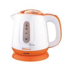 Чайник SAKURA SA-2347AW (1л) бел/оранж д