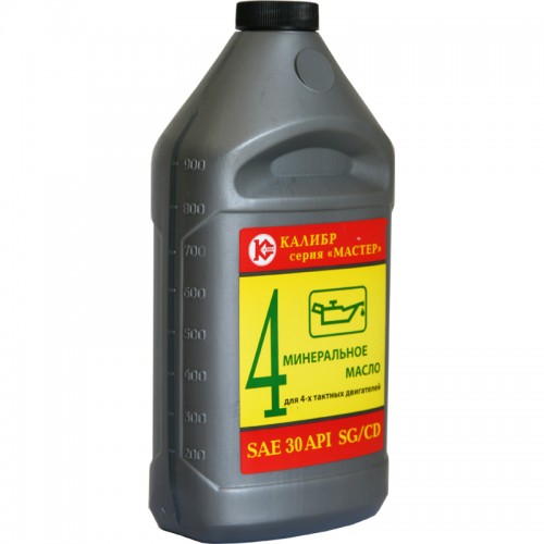 Масло 4-х такт. Калибр-Мастер минеральное 1л.