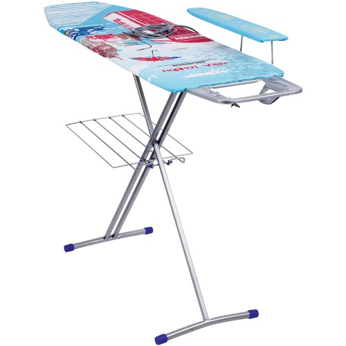 Гладильная доска Nika Ника 7 Н7 фанера, 1225х380мм, европодстав., подрукав., эл.удлин.2,2м, полка