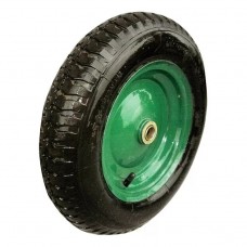 Колесо д/тележки 3.50-8 воздушное 16мм зелён.