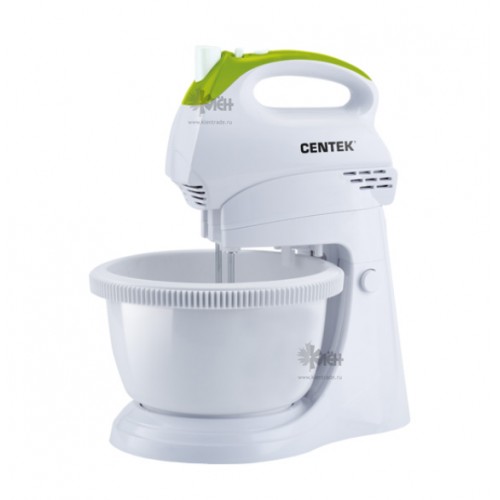 Миксер CENTEK CT-1119 350Вт бел/зел