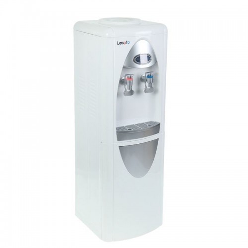 Кулер LESOTO 444 LD white-silver напольный, нагрев, электронное охлаждение
