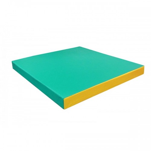 Мат (100*100*10) зелёный/жёлтый