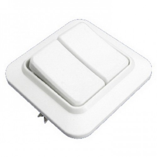 Выключатель 2кл С56-У02 скрытый белый