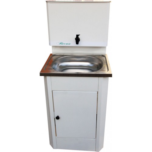 Умывальник Весна с ЭВН мойка нержавейка белый