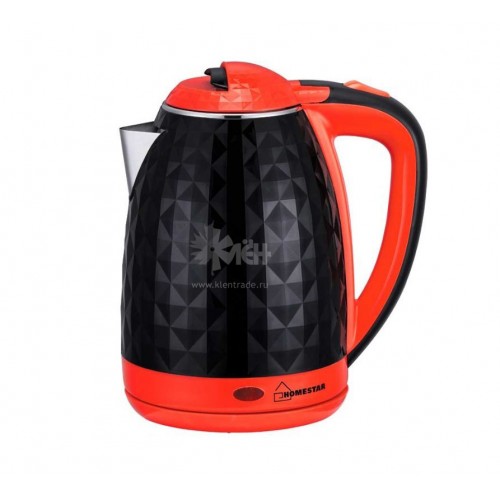 Чайник HOMESTAR HS1015 черно-красный