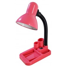 Светильник настольный Уютель UT-220 E27 60W, с пеналом, розовый