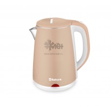 Чайник SAKURA SA-2150WBG (2,2л.) беж+бел д