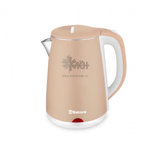 Чайник SAKURA SA-2150WBG (2,2л.) беж+бел д