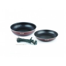 Набор сковородок Rondell RDA-1014 сковорода d24см,сотейник d28см,съемная ручка